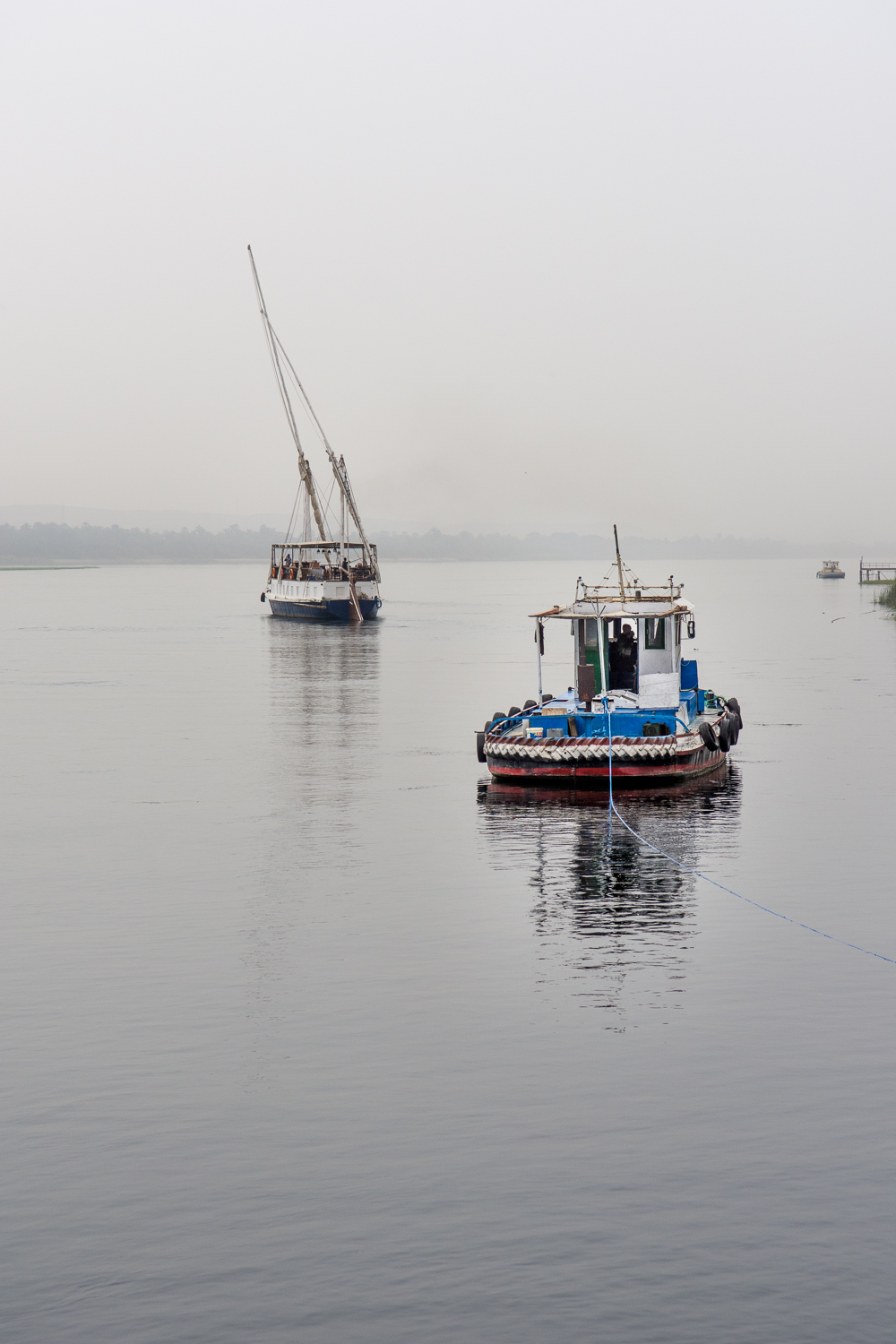 Bateaux traditionnels sur le Nil