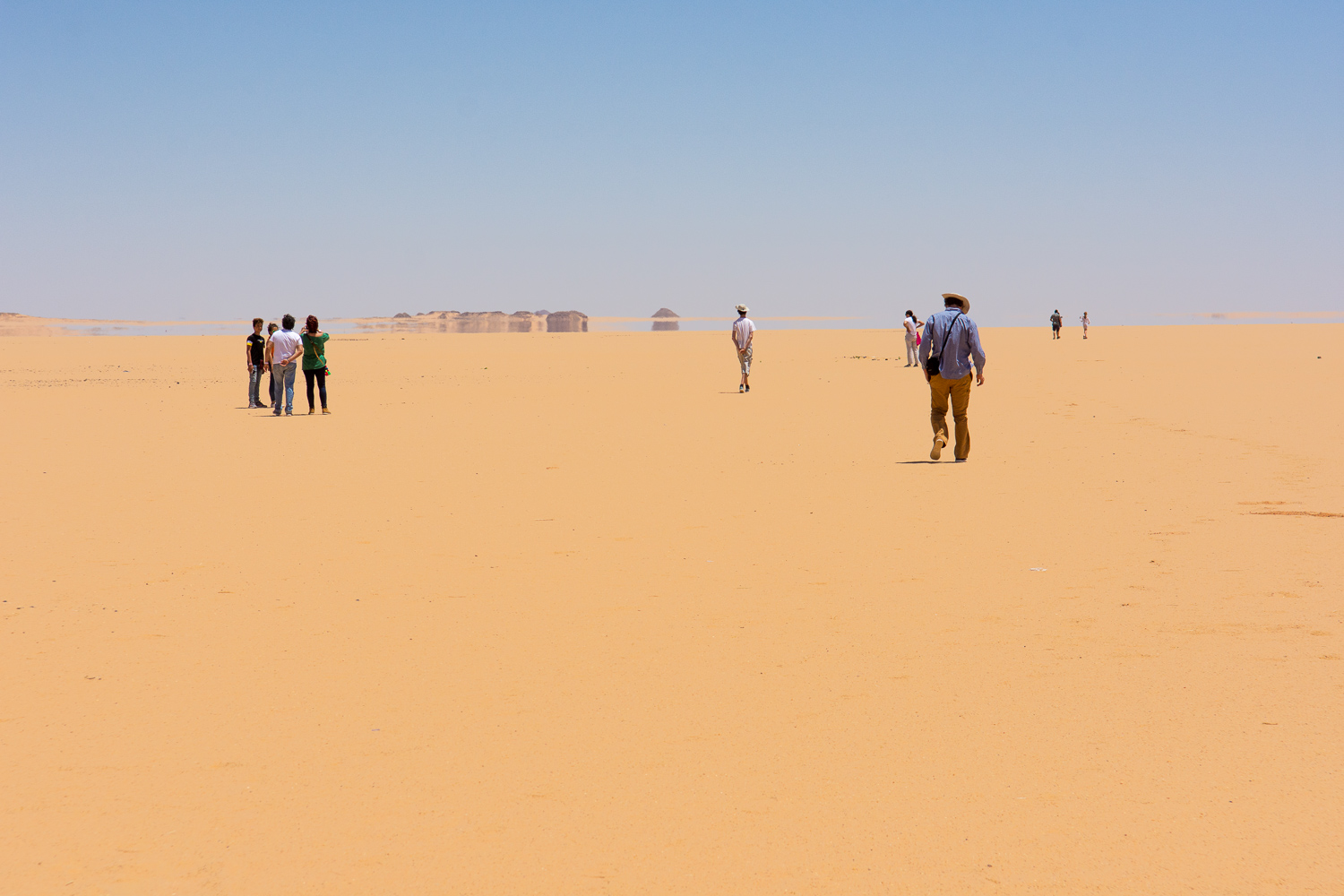 Mirage dans le desert