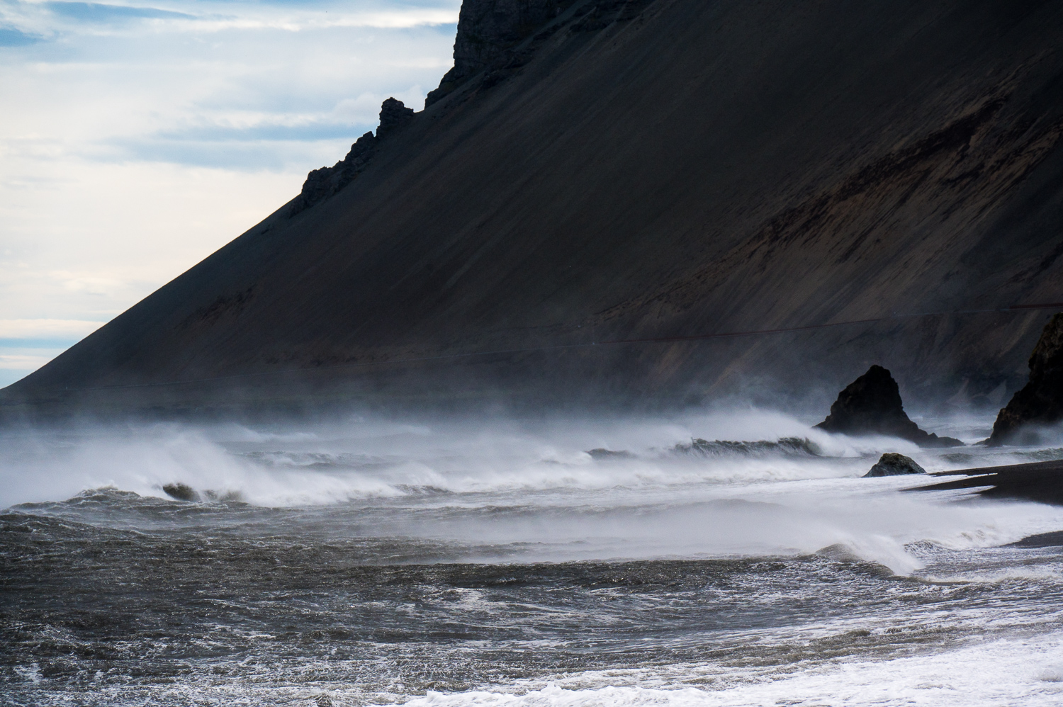 Tempête avec des vents à 140km/h