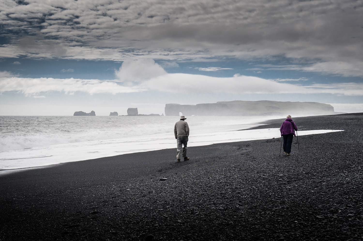 Plage de sable noir de Reynisfjara