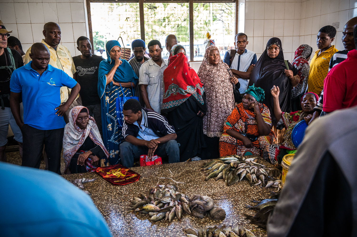 Zanzibar - Stone Town, Le marché aux poissons